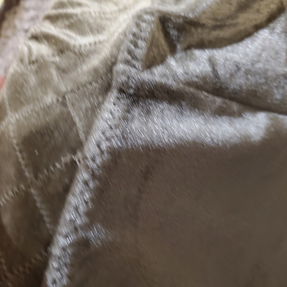 Vintage CHANEL Olive Green Velour Soft and Comfortable Pants Small - Picture 7 of 12